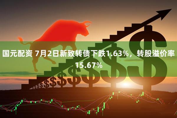 国元配资 7月2日新致转债下跌1.63%，转股溢价率15.67%