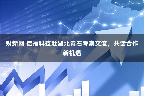 财新网 德福科技赴湖北黄石考察交流，共话合作新机遇